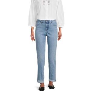 NEW Tommy Bahama Sparkling Crystal Mid Rise Slim Boyfriend Jeans size 4
